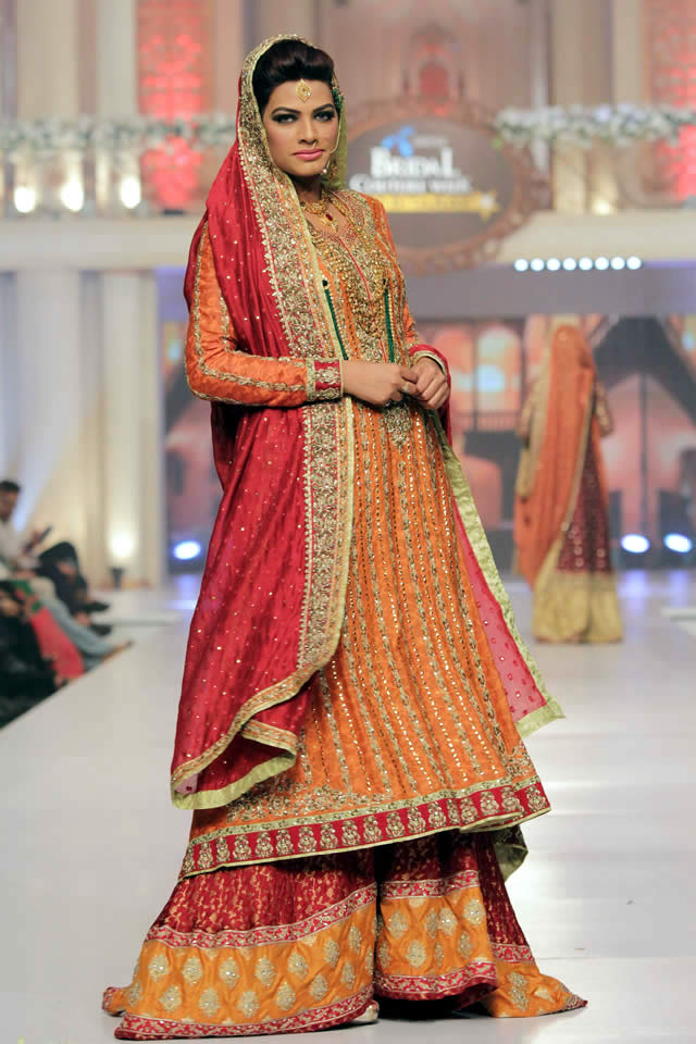 Telenor Bridal Couture Week 2015 Sana Abbas Dresses Collection