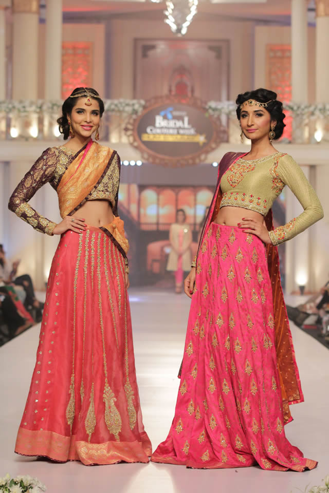 2015 Telenor Bridal Couture Week Sana Abbas Dresses Collection Photos