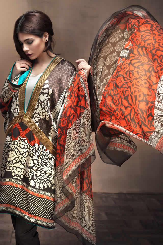 2015 Silk Collection Sana Safinaz Dresses Gallery
