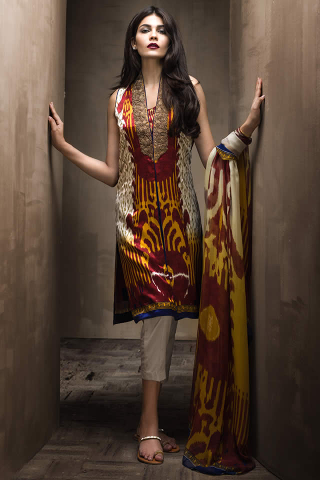 2015 Silk Collection Sana Safinaz Collection Photo Gallery