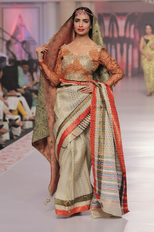 Telenor bridal couture week 2015 Sarah Gandapur Formal Dresses