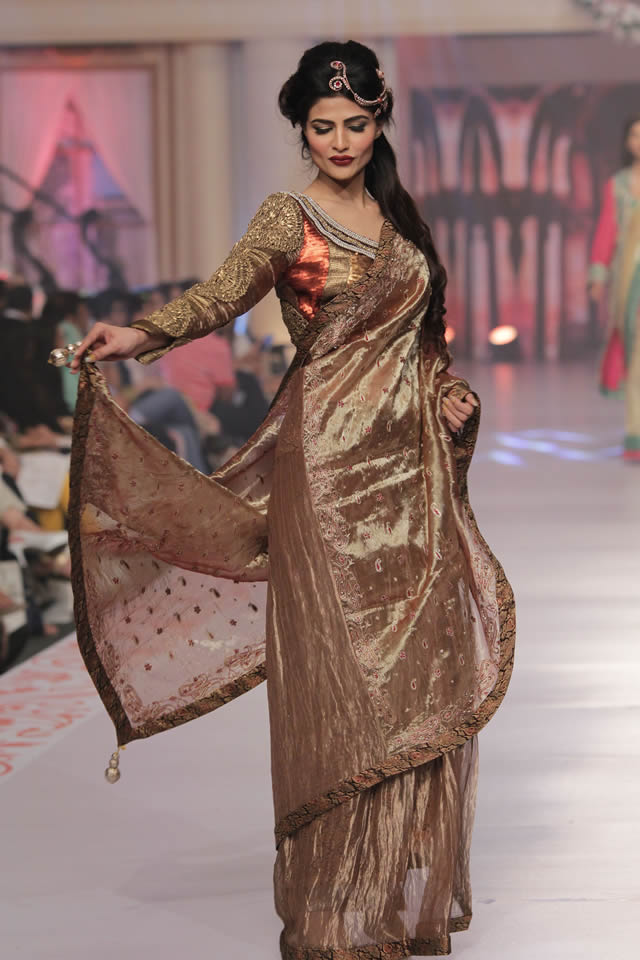 Telenor bridal couture week 2015 Sarah Gandapur Dresses Collection