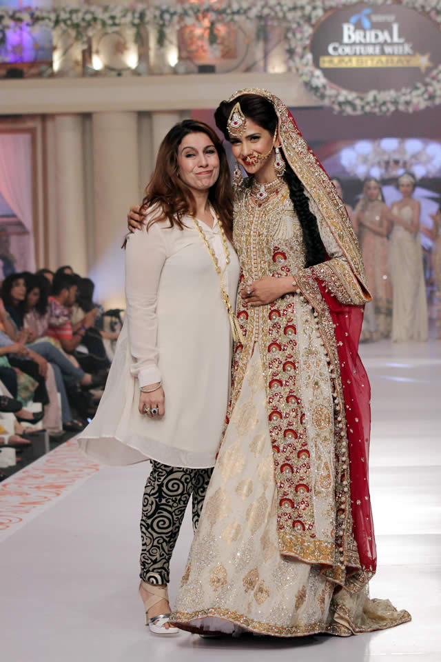 Fashion Designer Sarah Gandapur Dresses Collection 2015 Picture Gallery