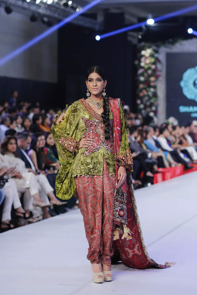 2015 PFDC Loreal Paris Bridal Week Shamaeel Ansari Dresses Collection Photos