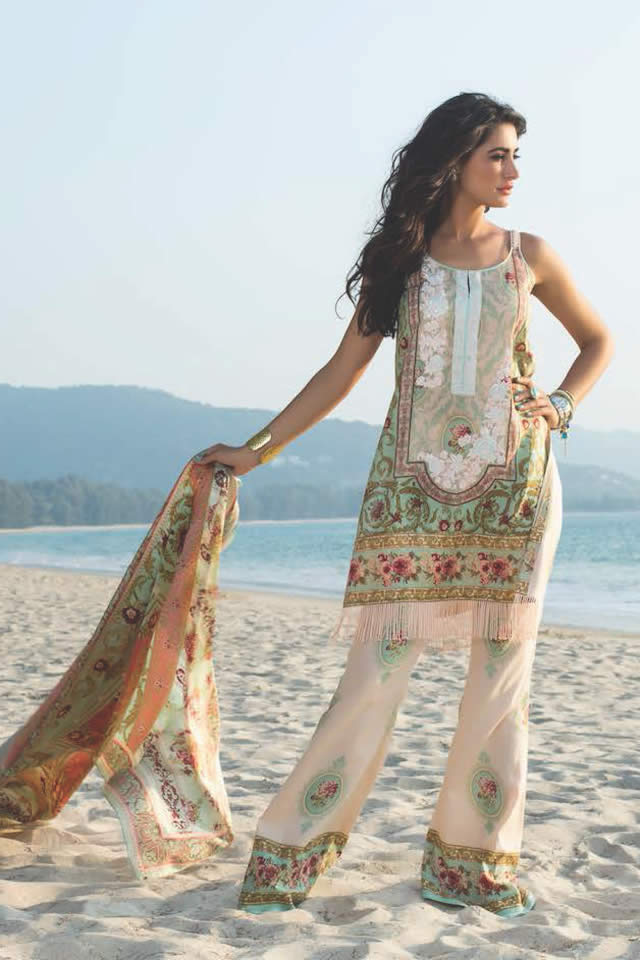 2016 Shehla Chatoor Summer Lawn collection
