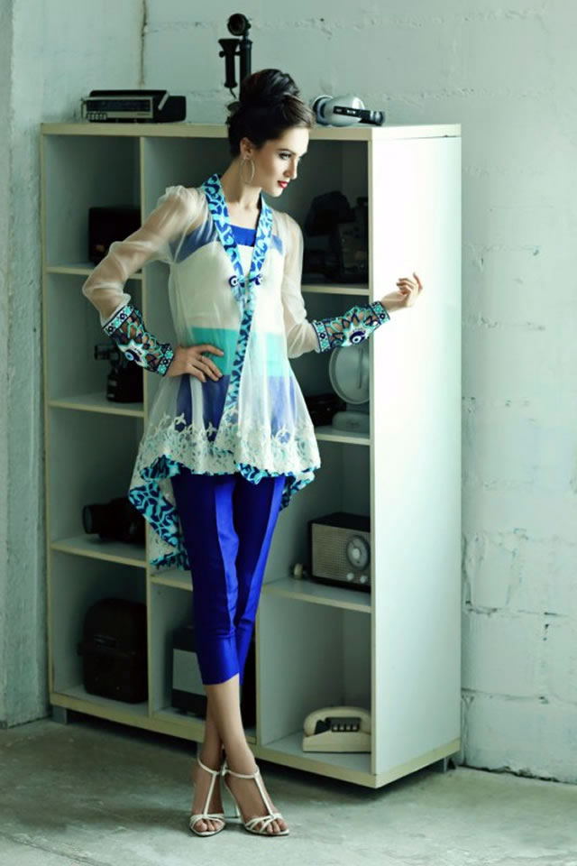 Exclusive 2015 Teena by Hina Butt Dresses Collection