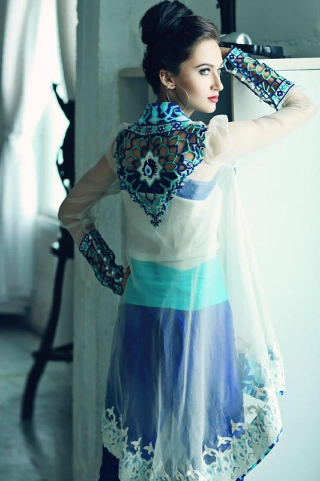 Exclusive 2015 Teena by Hina Butt Dresses Collection Photo Gallery