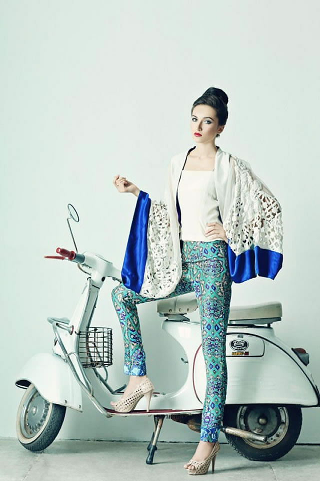 2015 Teena by Hina Butt Dresses Collection Images