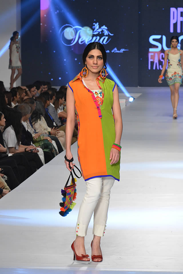 2015 PFDC Sunsilk Fashion Week Teena by Hina Butt Collection