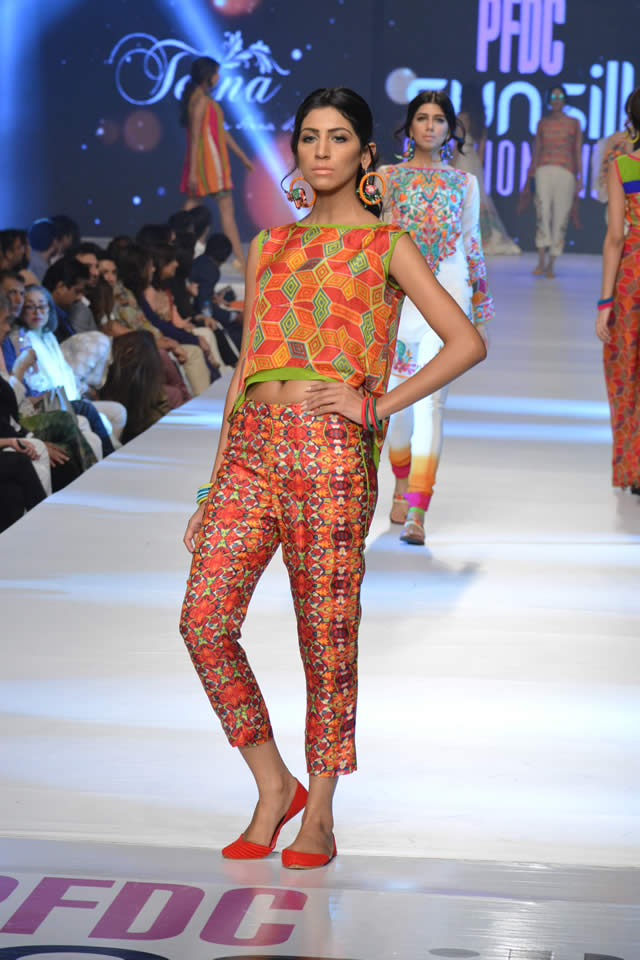Teena by Hina Butt PFDC Sunsilk Fashion Week collection 2015 Photos