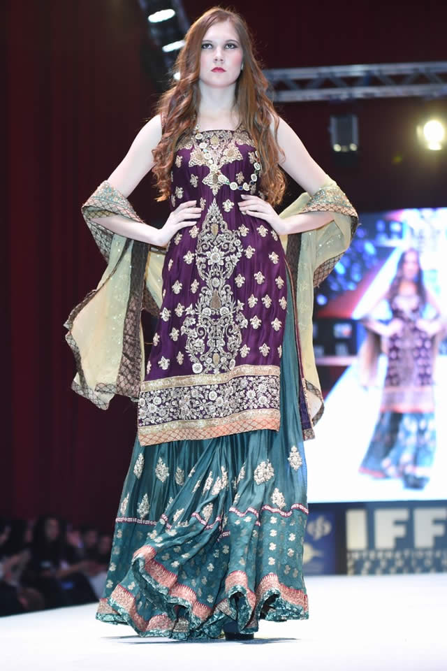 2015 International Fashion Festival Doha Uzma Babar Formal Colleciton Pictures