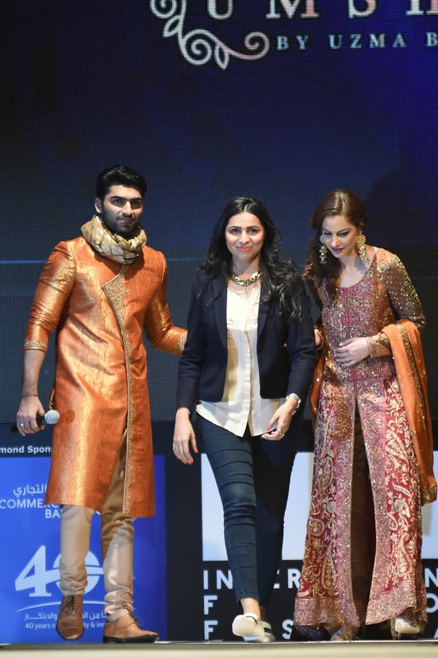 2015 International Fashion Festival Doha Uzma Babar Formal Colleciton