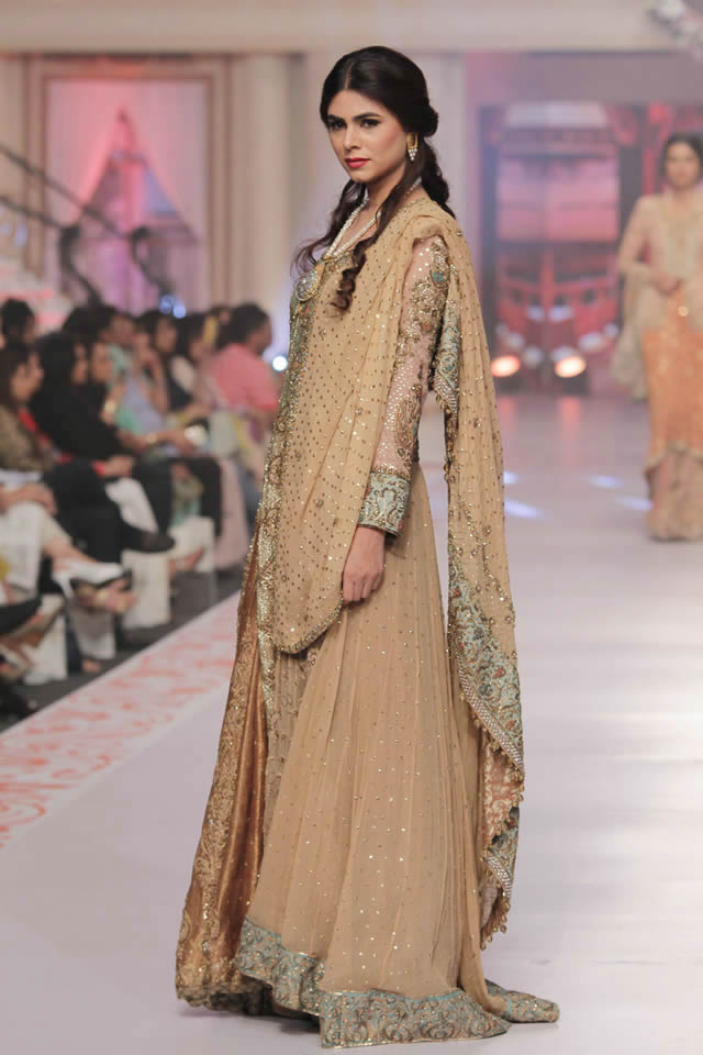 2015 Telenor Bridal Couture Week Uzma Babar Wedding Dresses Pics