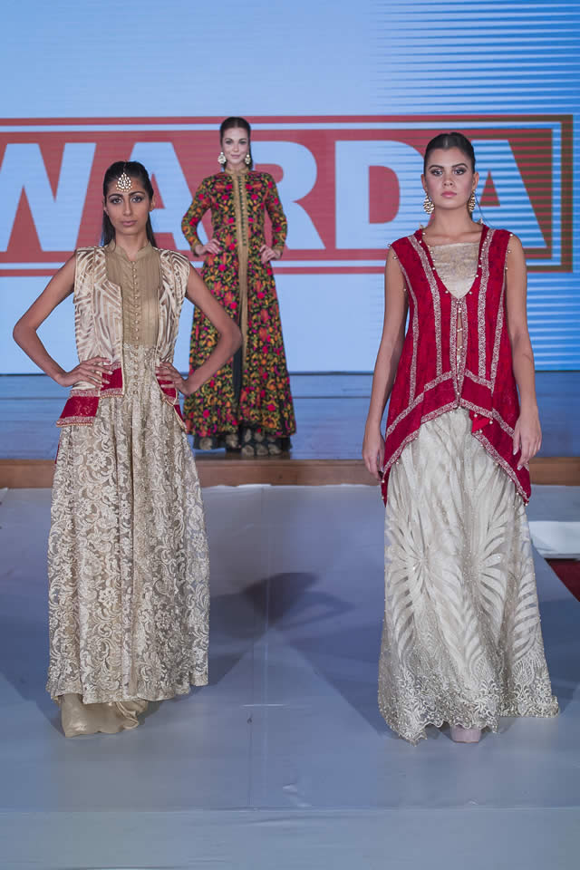 2015 Pakistan Fashion Week 8 London Warda Prints Dresses Gallery
