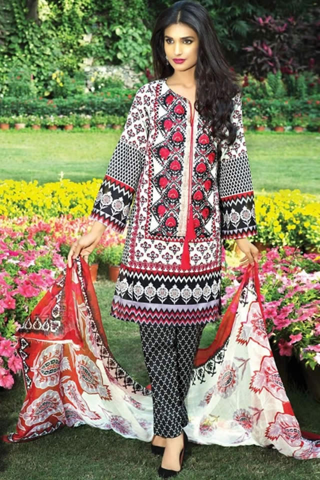 Fashion Designer Deepak Perwani Zeniya Lawn 2015 Collection