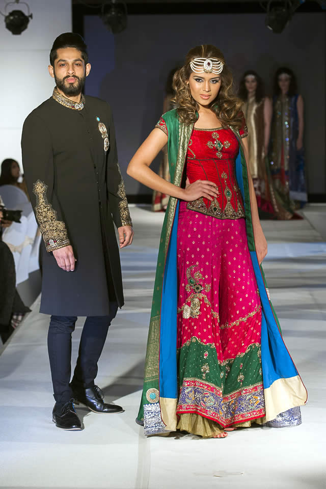 Pakistan Fashion Extravaganza London 2015 Kuki Concept Bridal Dresses Picture Gallery