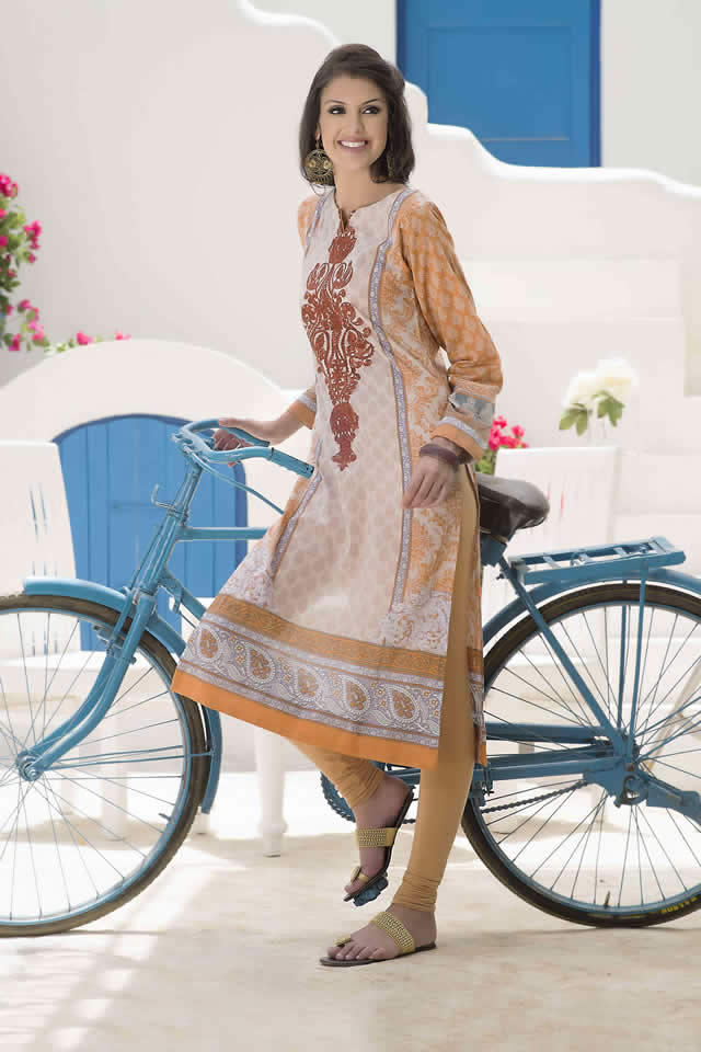 Lala Mashaal Embroidered Kurtis Collection 2016 Gallery