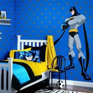 Boys Love Batman Decor In Their Room