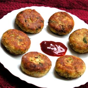 Cheese Stuffed Vegetable Cutlets