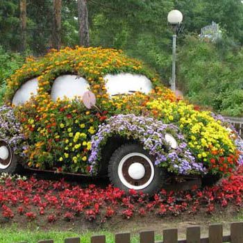 Recycling Ideas For Backyard Decorating
