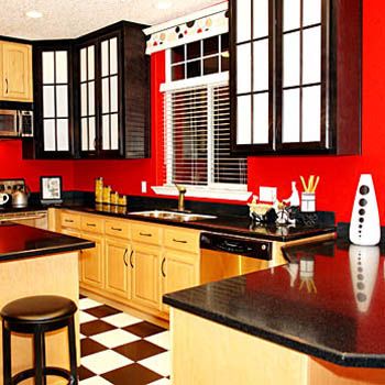 Red kitchen color ideas