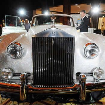 1962 Rolls Royce Silver Cloud Dazzles in a Million Swarovski Crystals