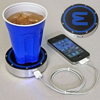 Charge Your Phone Using Hot Coffee or a Cold Drink with Epiphany One Puck