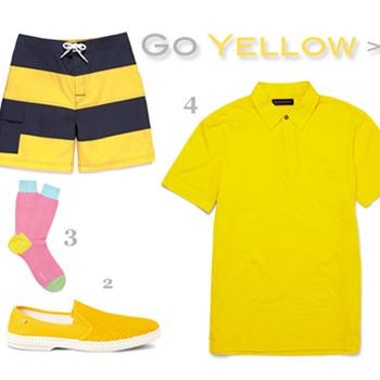 Menâ€™s Summer 2012 Color Trend: Yellow