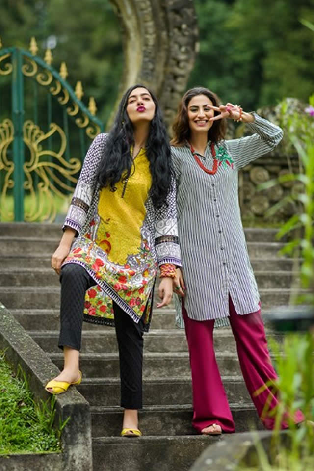 Nishat Linen Summer Lawn collection 2017 Pictures