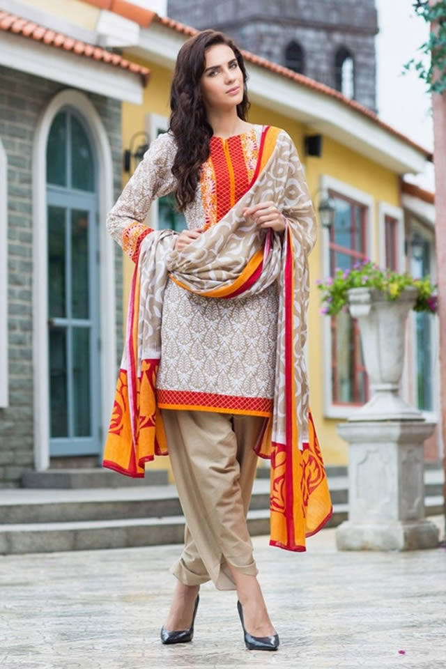 2017 Gul Ahmed Latest Summer Lawn collection Pics