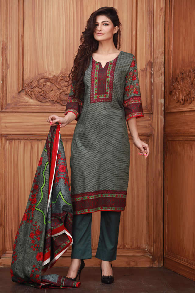 LALA Latest Lawn Dresses 2017, LALA Summer Lawn