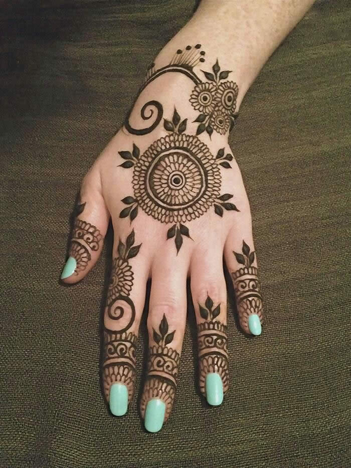 Top 10 Must-Try Latest Mehndi Trends For 2017 - Fashion Central