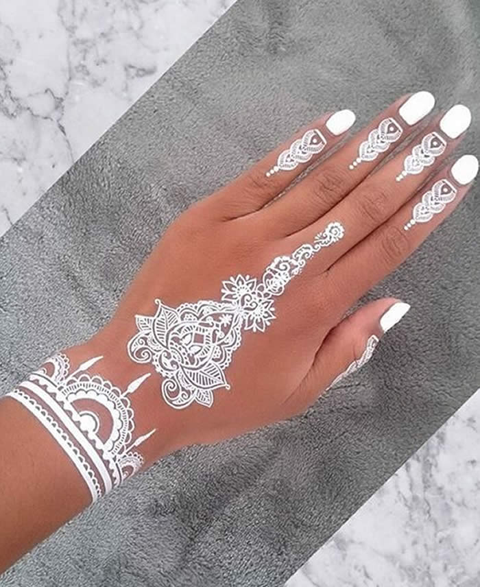 White Mehendi