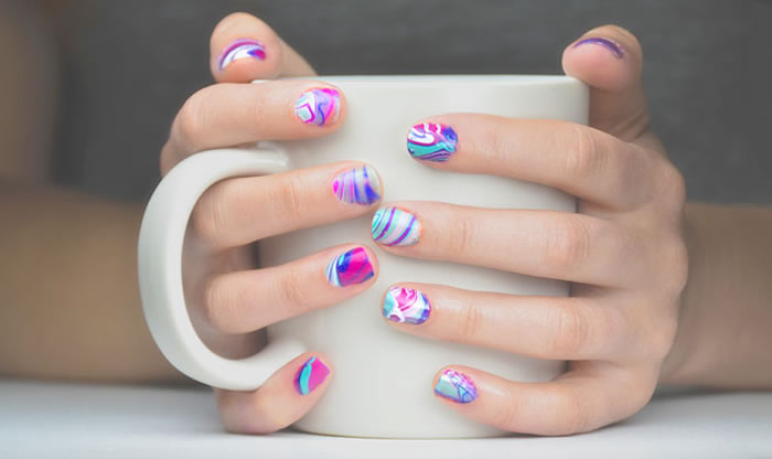 Marble nails