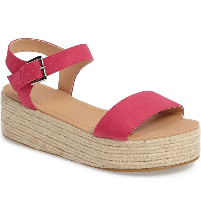 Topshop Women's Dream Platform Espadrille Sandal