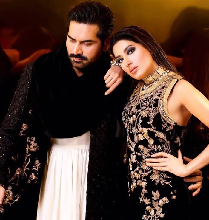 Punjab Nahi Jaungi Humayun Saeed and Mehwish Hayat Shoot for a Magazine