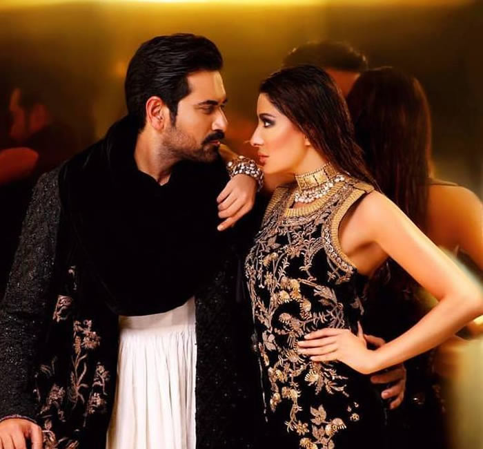 Punjab Nahi Jaungi Humayun Saeed and Mehwish Hayat Shoot for a Magazine