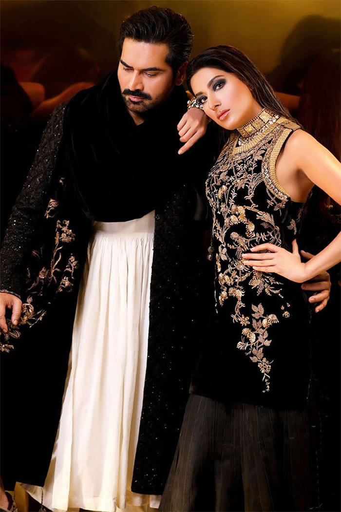 Punjab Nahi Jaungi Humayun Saeed and Mehwish Hayat Shoot for a Magazine