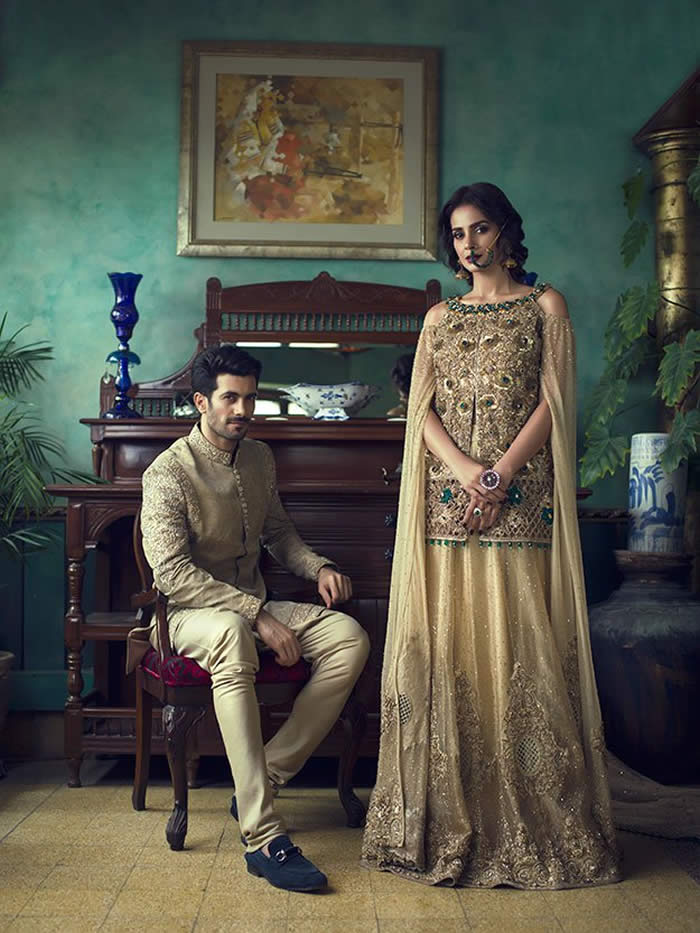 Saba Qamar’s Bridal Photoshoot for Vogue India