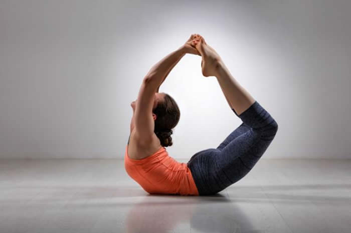 Bow pose (Dhanurasana)