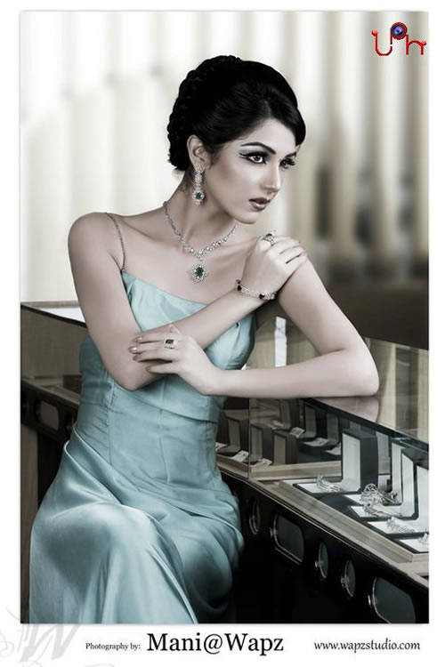 Maya Ali First Bold Photoshoot for Fazal Jewellers