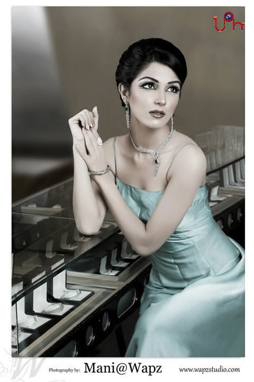 Maya Ali First Bold Photoshoot for Fazal Jewellers
