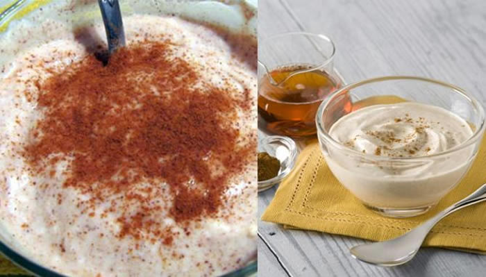 Yoghurt + cinnamon