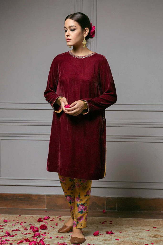 designer velvet dresses 2018