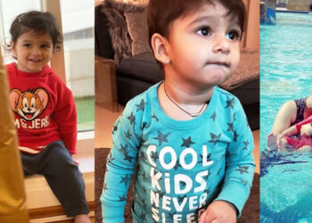 Latest Pictures of Sania Mirza with her Son Izhaan Mirza Malik