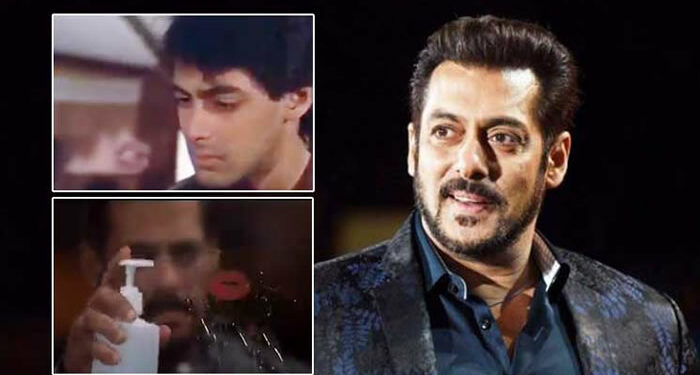 Salman Khan Recreates Classic Scene with a Corona Touch
