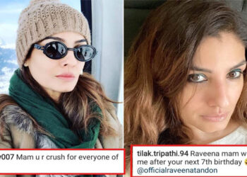 Raveena shares throwback pictures from holiday, fan asks her if she’ll marry him in the ‘next life’