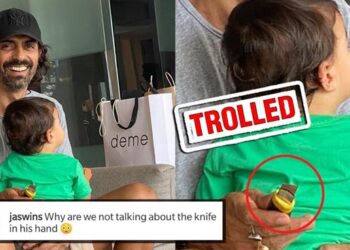 Arjun Rampal TROLLED for Holding Son In One Hand and Knife in the Other; Actor HITS back!