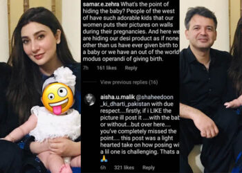 Ayesha Khan Shuts Down Troll Who Asks To Show Her Daughter’s Face