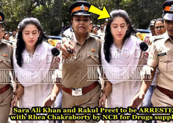 Sara Ali Khan and Rakul to be ARRESTED with Rhea by NCB for Drugs supply